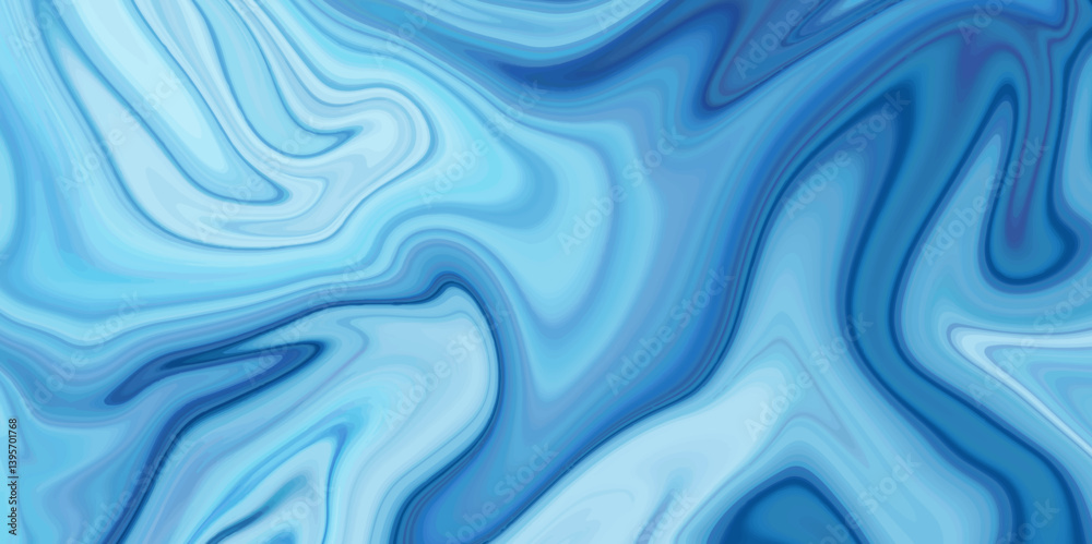 Abstract colorful marble pattern of the fluid light blue and white abstract background blend of curves. colorful marble surface. Abstract colorful marble pattern of the fluid light blue and white abstract background blend of curves. colorful marble surface.