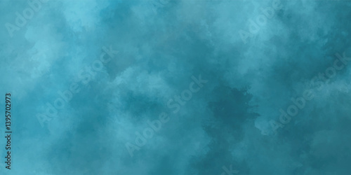 An artistic exploration of harmonious blue tones in a wispy gradient canvas

