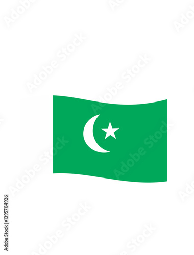 Free Download flag of Pakistan waving style - GFXLoad