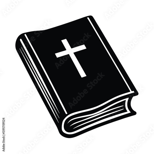 Holy Bible Illustration for Faith and Worship