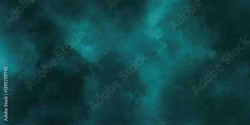 The airy and light textures of an abstract artwork with dreamy blue gradients

