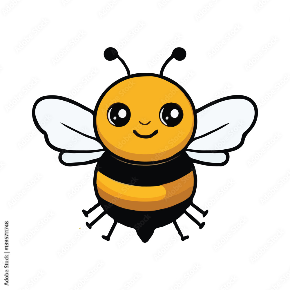 Fototapeta premium Colorful bee vector