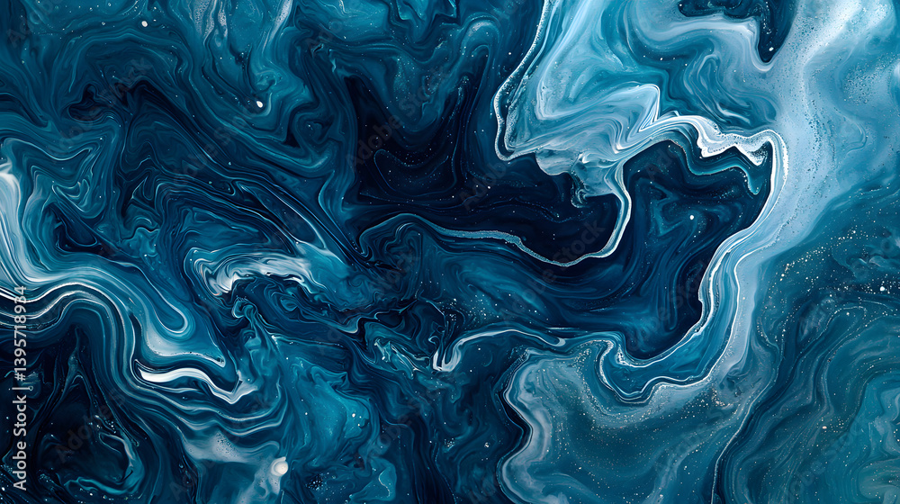 Oceanic Swirls: Captivating abstract artwork portraying the mesmerizing dance of the sea's depths, a fluid blend of blues. evoking a sense of mystery and serenity. Oceanic Swirls: Captivating abstract artwork portraying the mesmerizing dance of the sea's depths, a fluid blend of blues. evoking a sense of mystery and serenity.