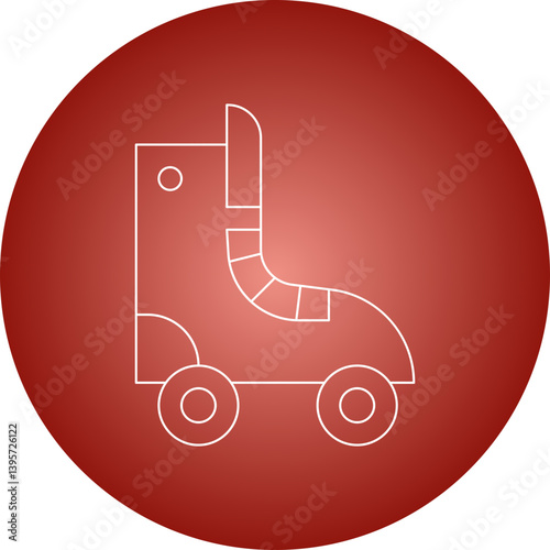 Skates single vector illustration icon