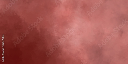 A captivating combination of vibrant ruby tones and hazy soft streaks in artistic layers

