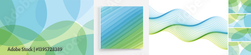 Abstract wavy background made of many overlapping stripes and with dynamic effect. Modern screen design for mobile app and website. 3D vector illustration for brochure, banner, flyer or presentation.