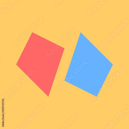 Colorful geometric items