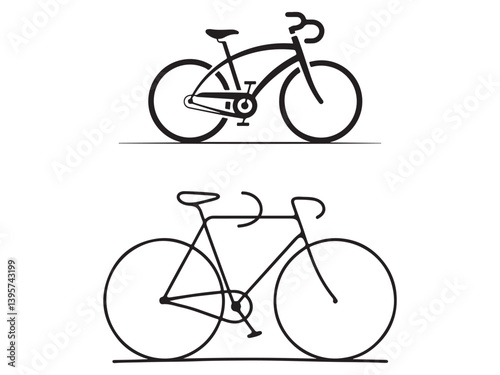 bicycle icon vector illustration