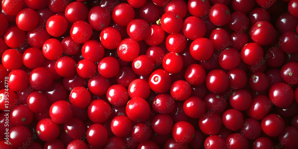 Vibrant Red Cherries: A Close-Up of Juicy Summer Fruits Vibrant Red Cherries: A Close-Up of Juicy Summer Fruits