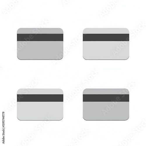 Set of blank credit card icon electronic payment debt shopping banking money finance business vector illustration Free Download Set of blank credit card icon electronic payment debt shopping banking money finance business vector illustration - GFXLoad