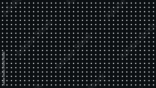 Minimalist Black and White Dot Pattern Background. Concept of Geometric Shapes, Abstract Art, Monochrome Design, Modern Aesthetics, Decorative Element, Dot Background, Dark Abstract Texture