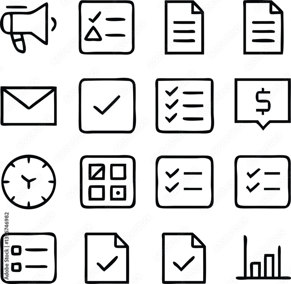 Task and Project Management Icons Vector Art | Workflow, Organization & Teamwork Line Icons Task and Project Management Icons Vector Art | Workflow, Organization & Teamwork Line Icons