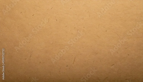 Plain Brown Kraft Paper Texture with Natural Speckles and Even Lighting for Copy Space