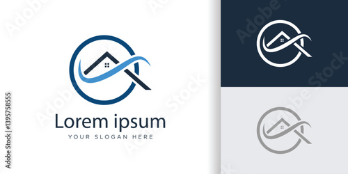 real estate logo vector designs concept