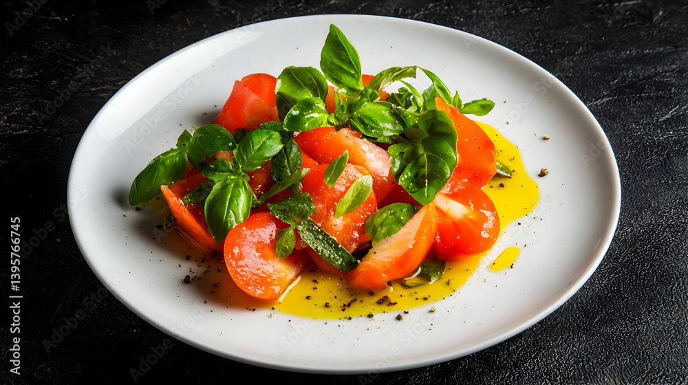 Fresh Tomato Salad with Basil Fresh Tomato Salad with Basil
