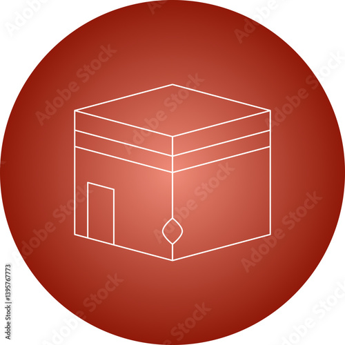 Holy Place single vector illustration icon