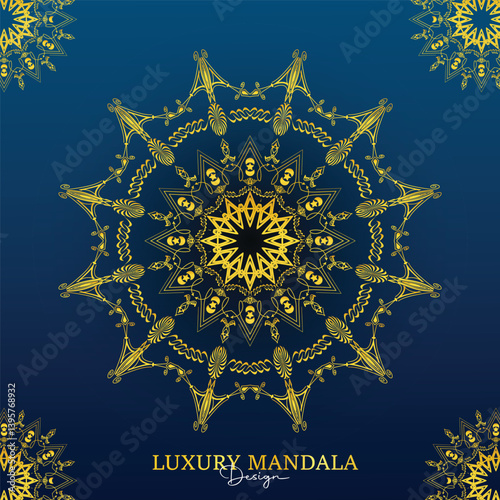 Royal Mandala Illustration in High-End Style – Vector Format