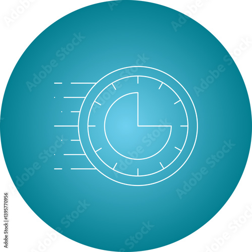 Rush Hour single vector illustration icon
