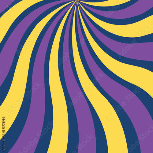 Circus background and spiral retro rays vector pattern. Vintage poster of red white sun or star burst radial lines with grunge texture, circus, carnival, summer fair or chapiteau backdrop