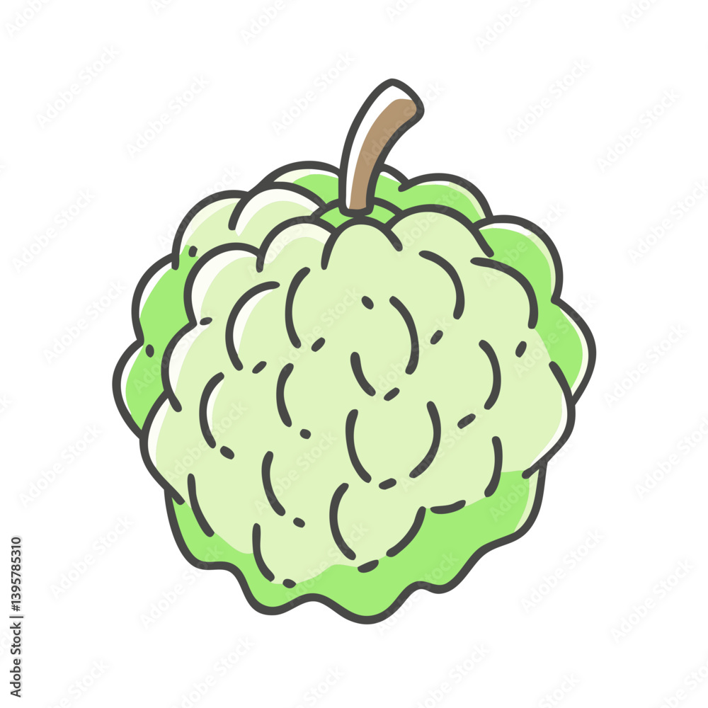 custard apple icon, custard apple vector illustration-simple illustration of custard apple, perfect for custard apple logos and icons custard apple icon, custard apple vector illustration-simple illustration of custard apple, perfect for custard apple logos and icons
