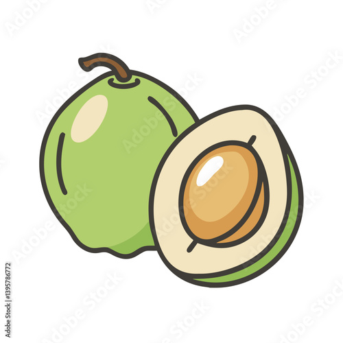 hog plum icon, hog plum vector illustration-simple illustration of hog plum, perfect for hog plum logos and icons