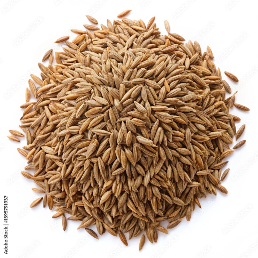 cumin seeds isolated on white background cumin seeds isolated on white background