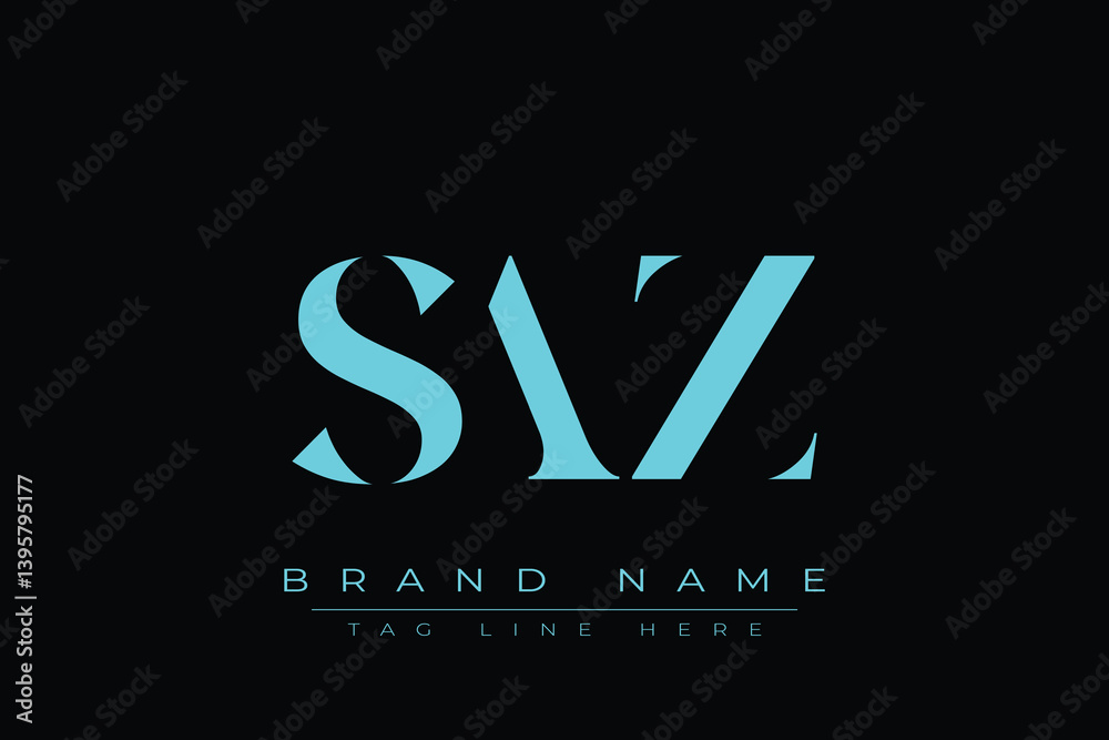 SAZ abstract letter logo design. This logo is designed by three abstract letters. SAZ abstract letter logo design. This logo is designed by three abstract letters.
