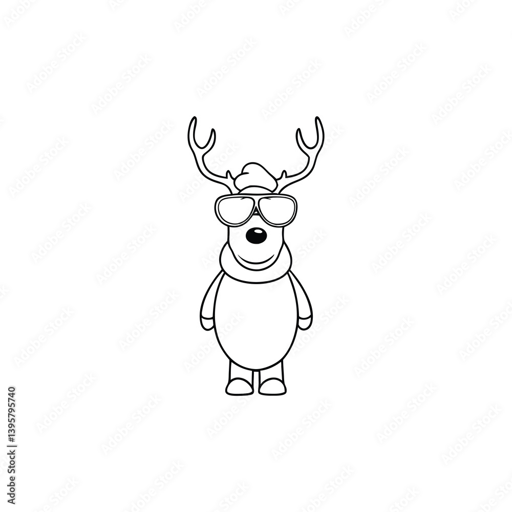 deer with a big horns deer with a big horns