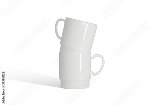 Ceramic Cup Mockup for Logo Placement