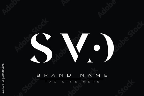 SMO abstract letter logo design. This logo is designed by three abstract letters.