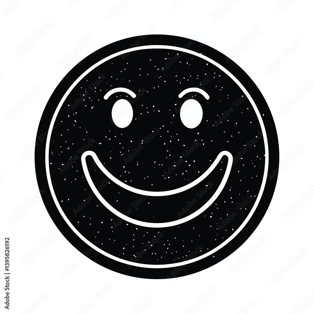 Fototapeta premium Smiley Face Sticker for Kindergarten Reward System