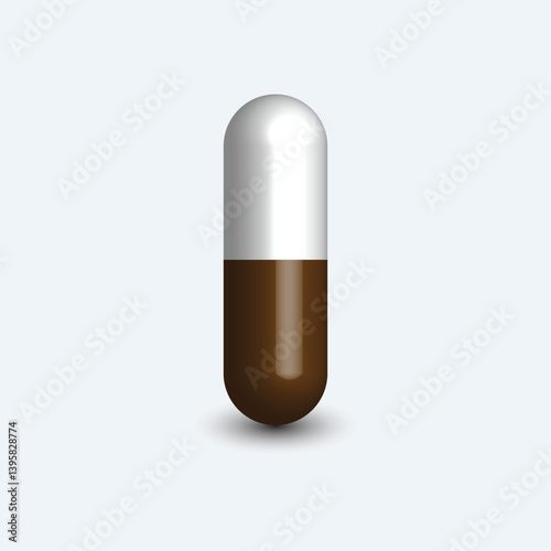 3d Green Capsule Coffee color