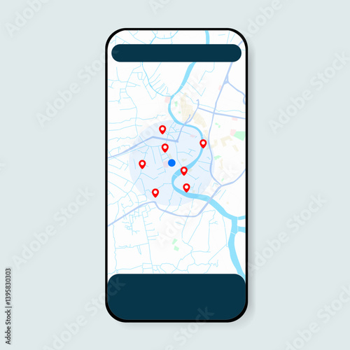 city map for any kind of digital info graphics and print publication.
