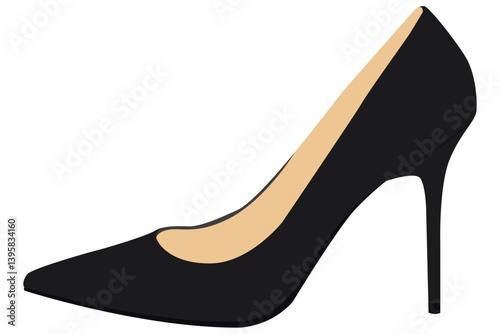 シンプルなハイヒールのイラスト素材　ベクター
