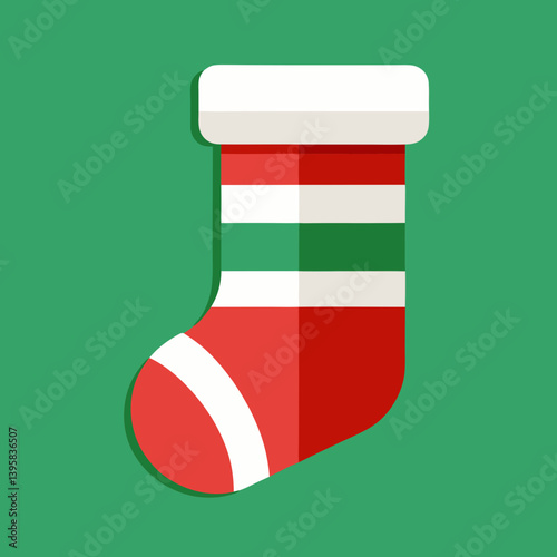 Christmas, stocking, holiday, festive, red, green, decoration, gift, Santa, winter, xmas, seasonal, stocking design, holiday decor, New Year, Christmas Eve, merry, celebration, decorations, winter hol