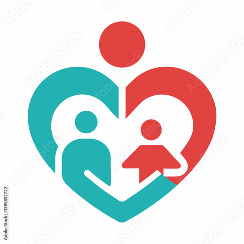 A health family icon vector illustration on white background