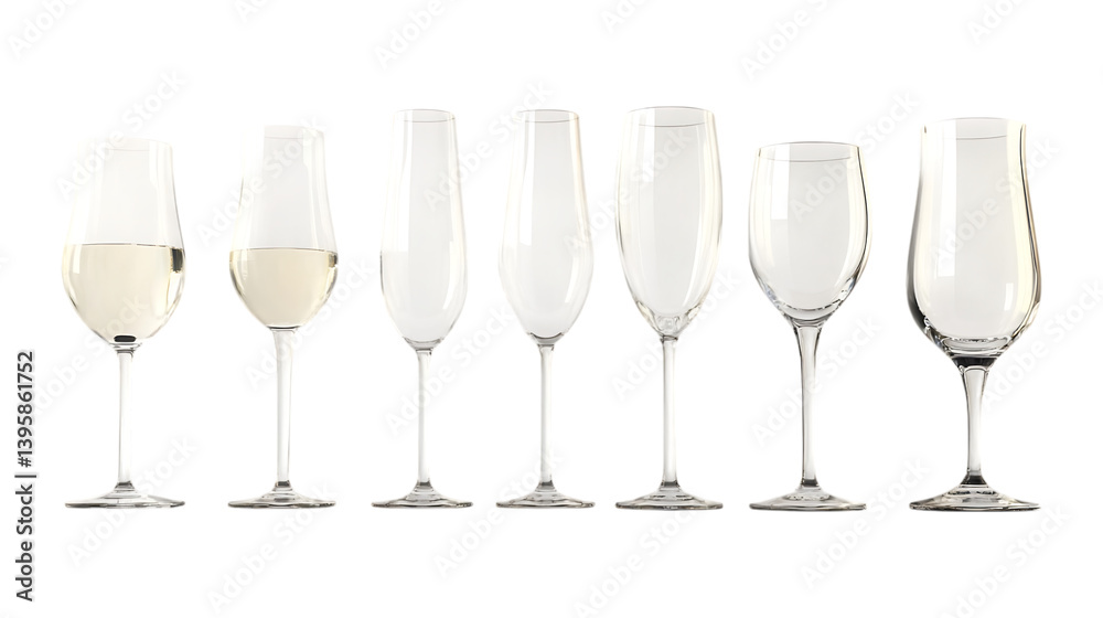 Pack Toasting Flute Set in Different Poses on Transparent Background for Celebration, Party, and Beverage-Themed Designs Pack Toasting Flute Set in Different Poses on Transparent Background for Celebration, Party, and Beverage-Themed Designs