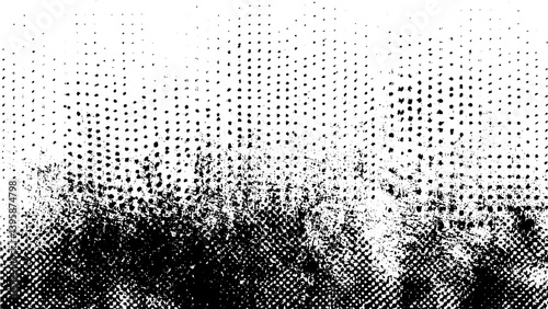 Scratched Grunge Urban Background Texture Vector. grunge black and white distressed texture background. noise small particles of debris and dust. Distressed uneven background.