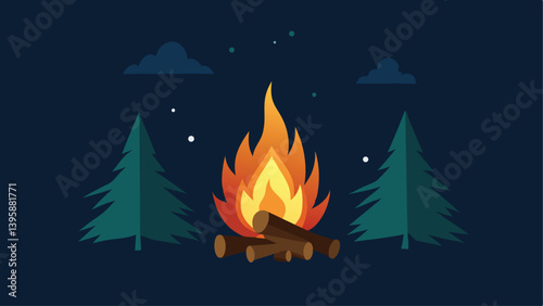 christmas tree with burning candle