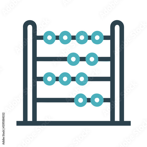  Detailed Abacus Design Icon