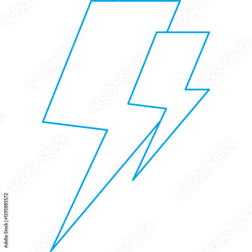 Electric Current single vector illustration icon