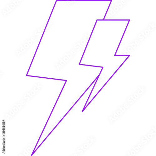 Electric Current single vector illustration icon