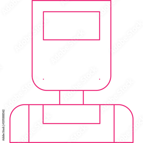 Welder single vector illustration icon