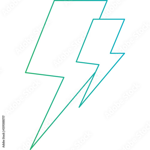 Electric Current single vector illustration icon