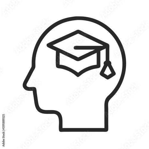  Detailed Educational Mindset Icon