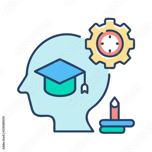  Colorful Educational Mindset Icon