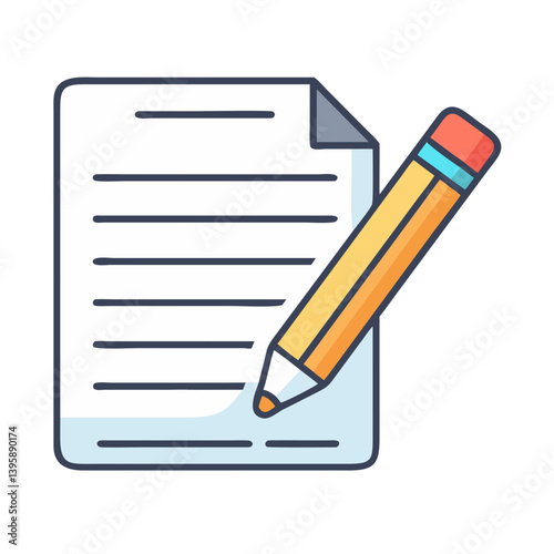  Colorful Essay Writing Icon