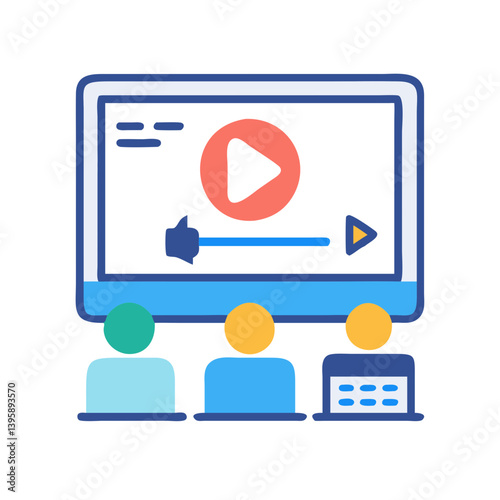  Modern Lecture Video Icon