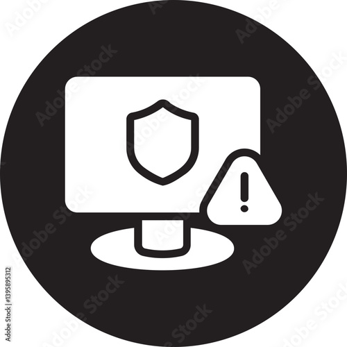 Threat  glyph icon
