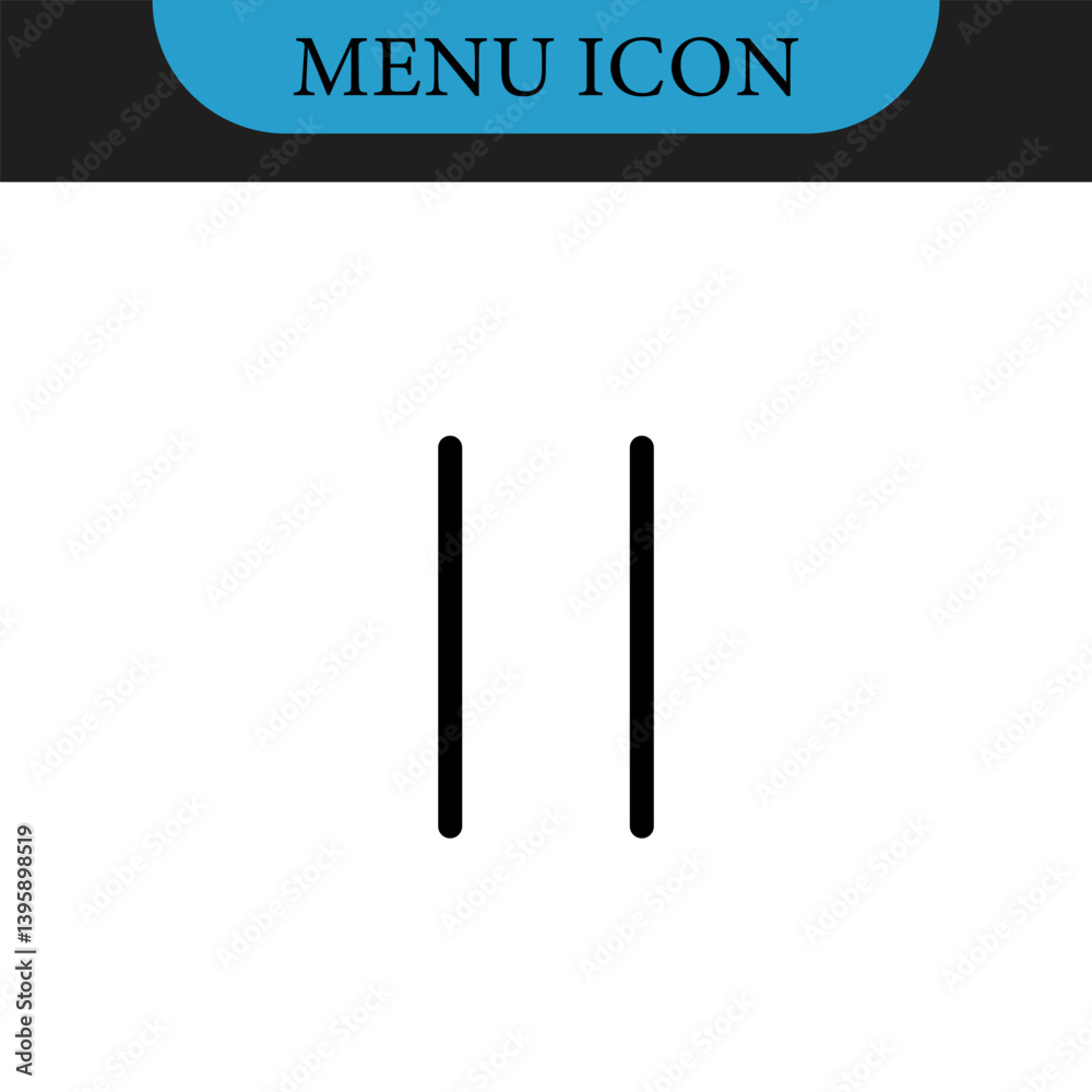 Set icons menu for apps and web. Hamburger Menu Icon. Vector icons set. Vector illustration Set icons menu for apps and web. Hamburger Menu Icon. Vector icons set. Vector illustration